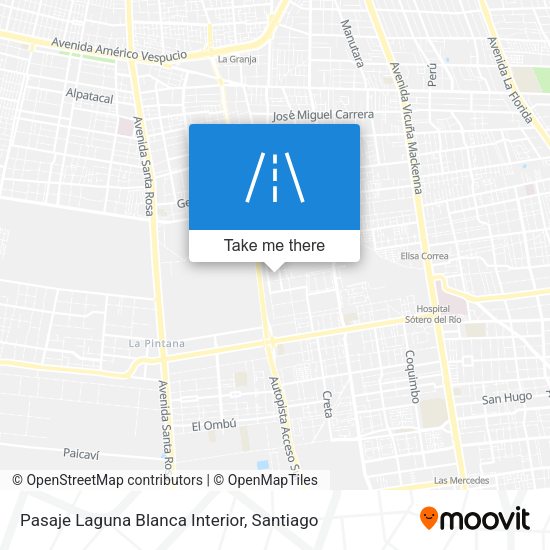 Pasaje Laguna Blanca Interior map