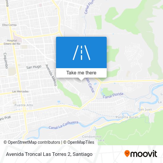 Mapa de Avenida Troncal Las Torres 2
