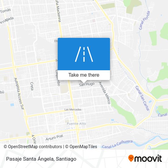 Pasaje Santa Ángela map
