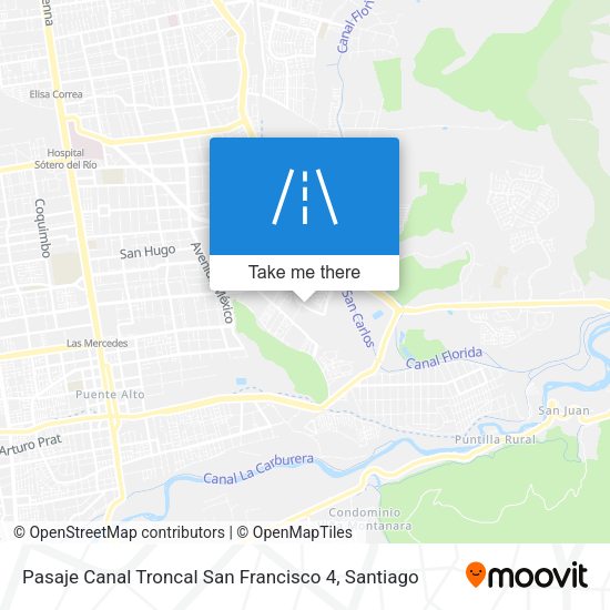 Pasaje Canal Troncal San Francisco 4 map