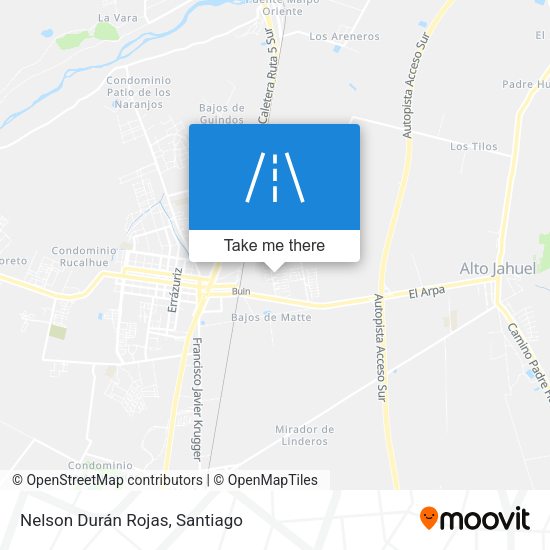 Nelson Durán Rojas map