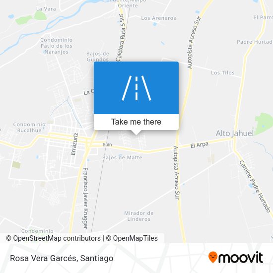 Rosa Vera Garcés map