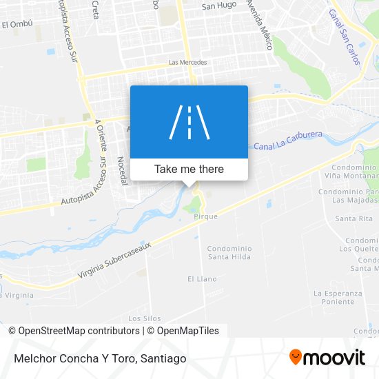 Mapa de Melchor Concha Y Toro