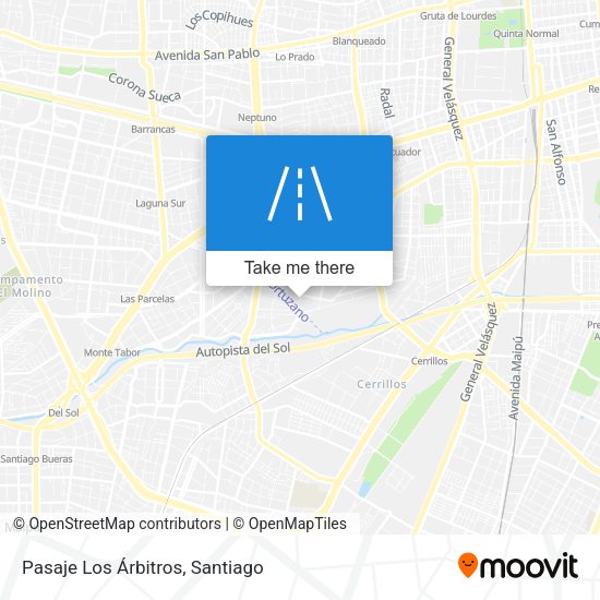 Mapa de Pasaje Los Árbitros