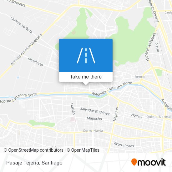 Mapa de Pasaje Tejería