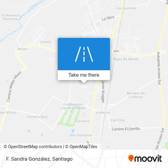 F. Sandra González map