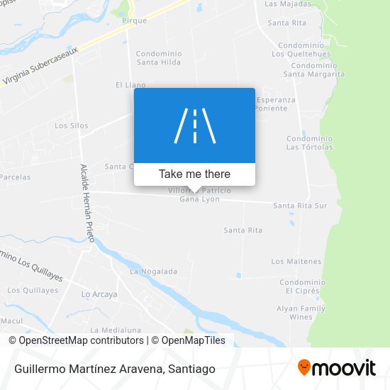 Guillermo Martínez Aravena map