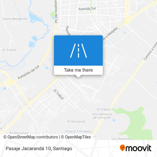 Pasaje Jacarandá 10 map