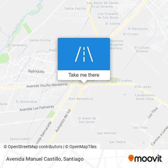 Avenida Manuel Castillo map