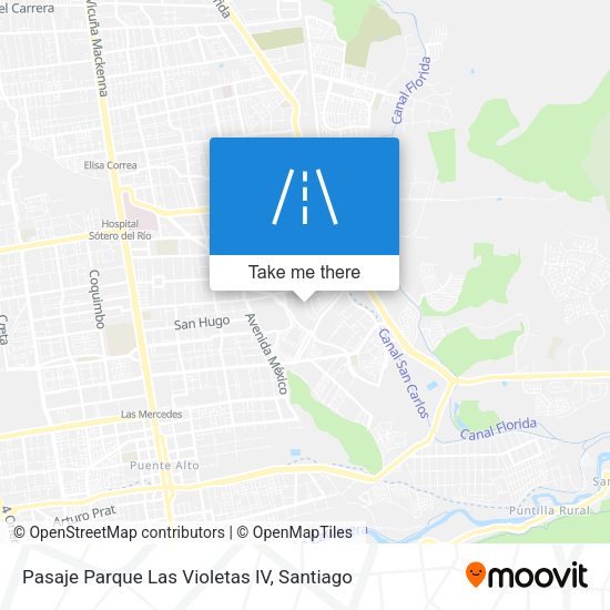 Pasaje Parque Las Violetas IV map