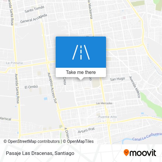 Mapa de Pasaje Las Dracenas