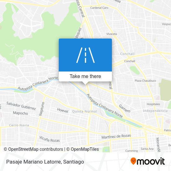 Mapa de Pasaje Mariano Latorre