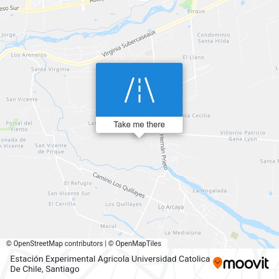 Estación Experimental Agricola Universidad Catolica De Chile map