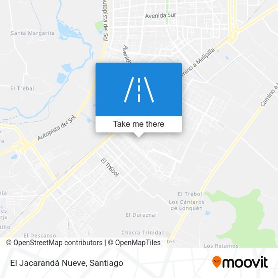 El Jacarandá Nueve map
