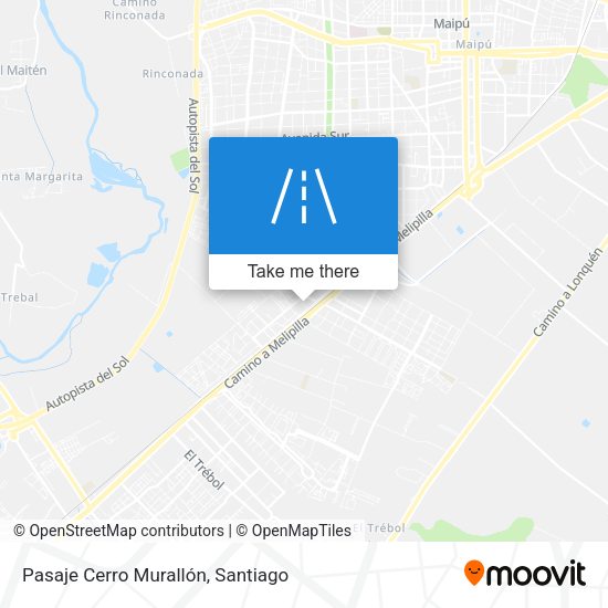 Pasaje Cerro Murallón map