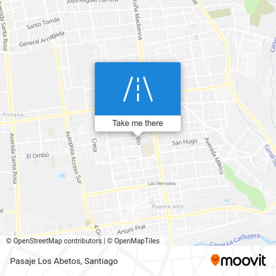 Mapa de Pasaje Los Abetos