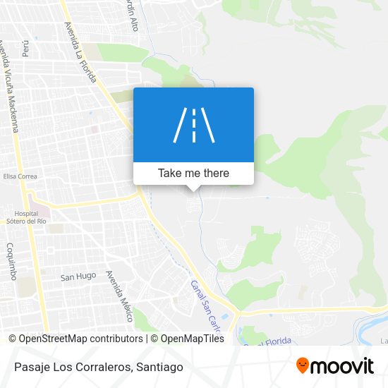 Mapa de Pasaje Los Corraleros