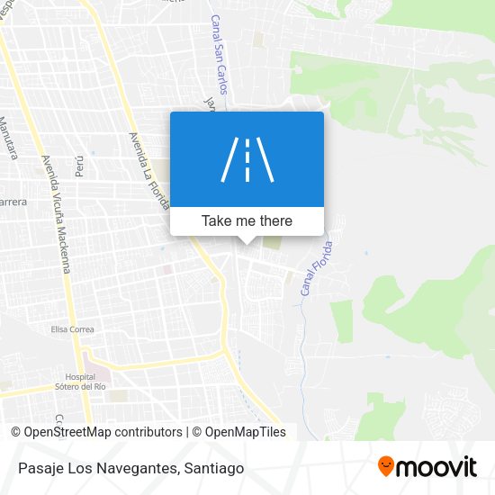 Mapa de Pasaje Los Navegantes
