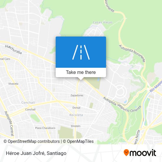 Héroe Juan Jofré map