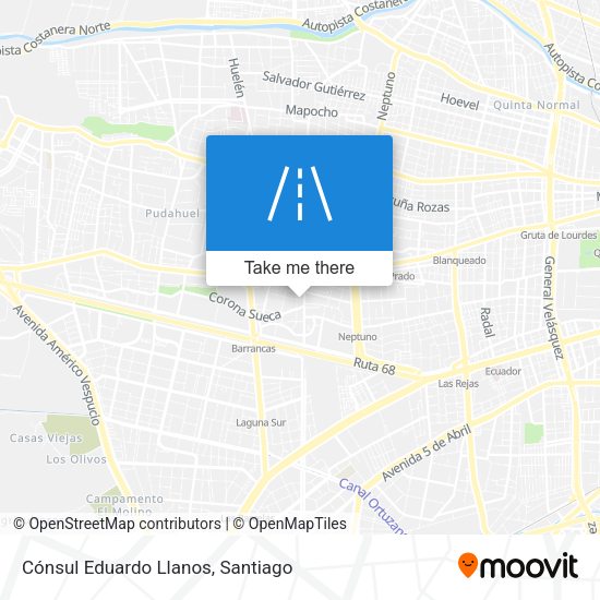 Mapa de Cónsul Eduardo Llanos