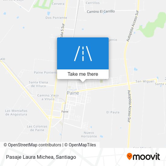Mapa de Pasaje Laura Michea