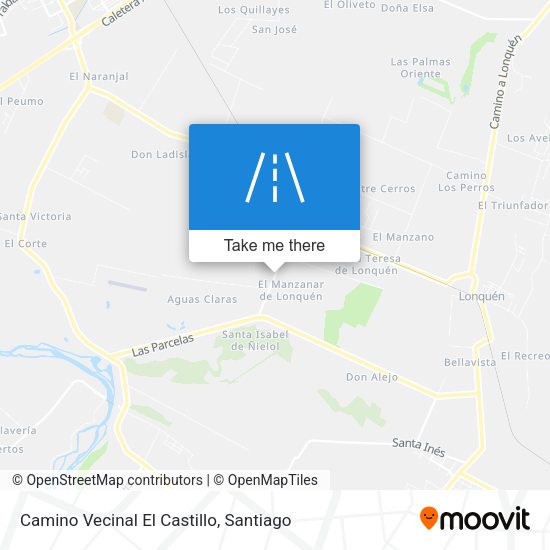 Camino Vecinal El Castillo map