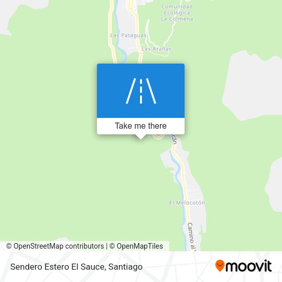Sendero Estero El Sauce map