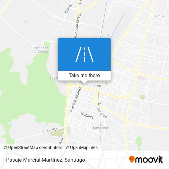 Mapa de Pasaje Marcial Martínez
