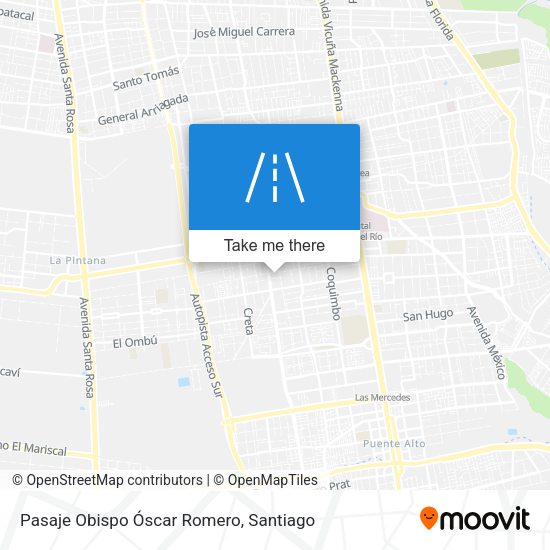 Pasaje Obispo Óscar Romero map