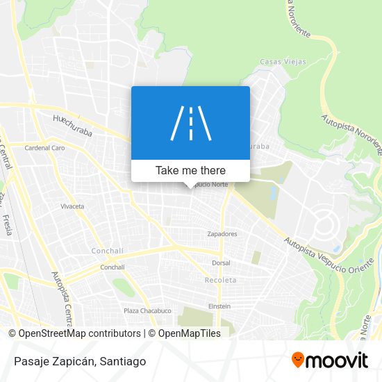Mapa de Pasaje Zapicán