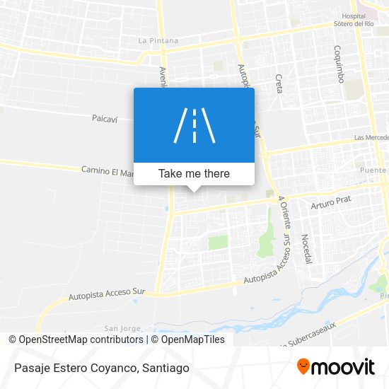 Pasaje Estero Coyanco map