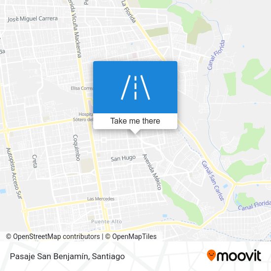 Mapa de Pasaje San Benjamín