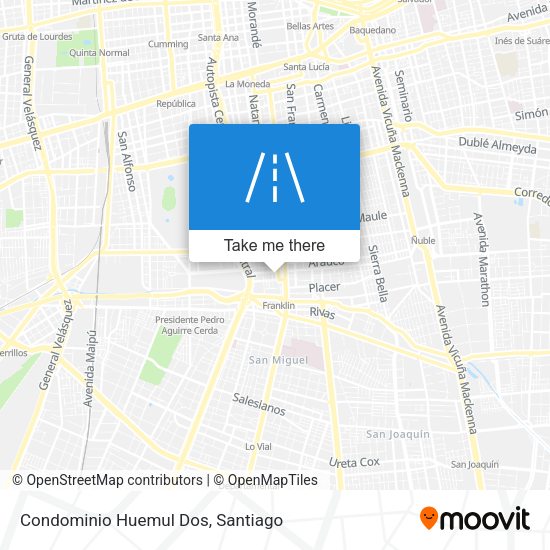 Condominio Huemul Dos map