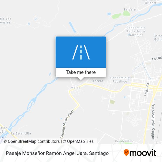 Pasaje Monseñor Ramón Ángel Jara map