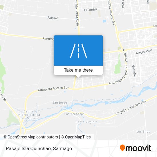 Mapa de Pasaje Isla Quinchao