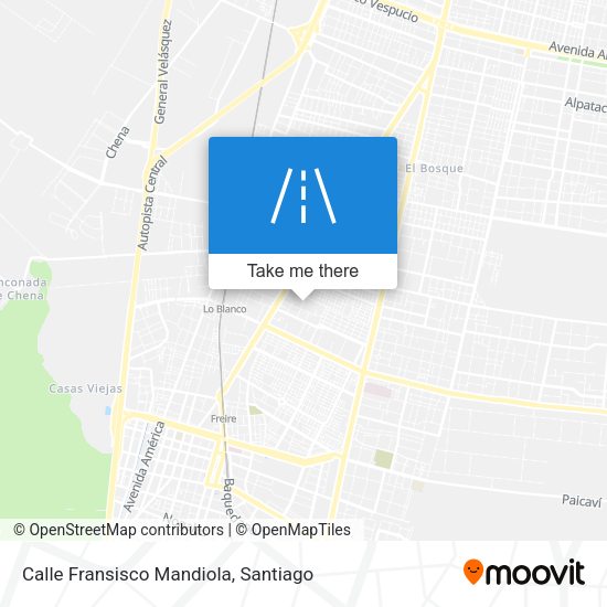 Calle Fransisco Mandiola map