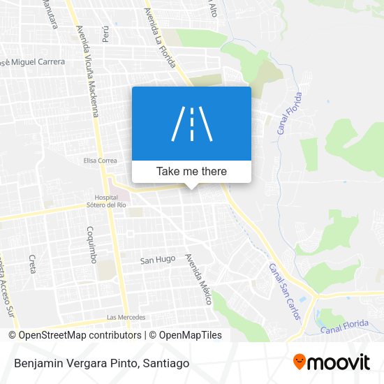 Benjamin Vergara Pinto map