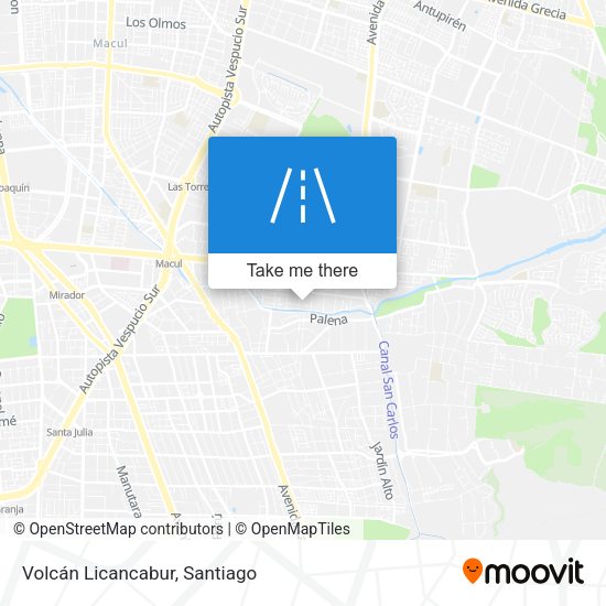 Volcán Licancabur map