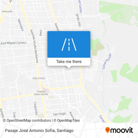 Pasaje José Antonio Sofía map