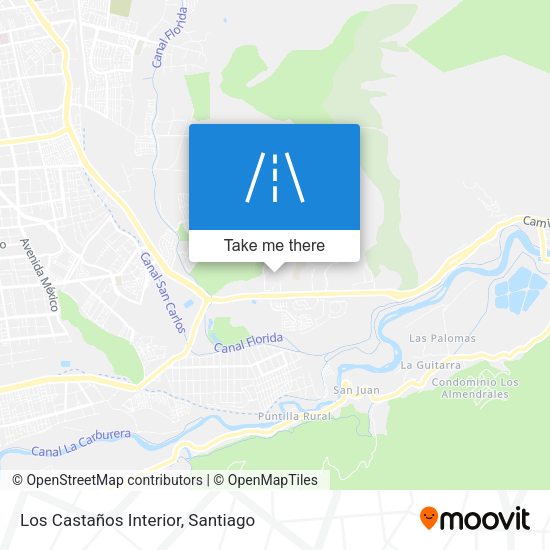 Los Castaños Interior map
