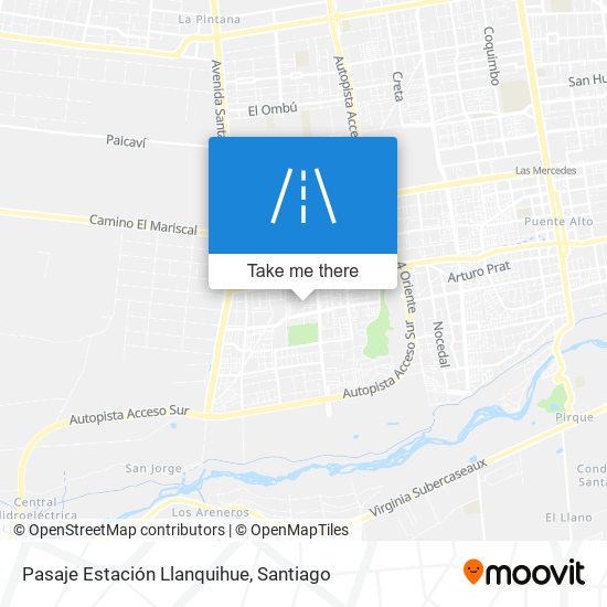 Pasaje Estación Llanquihue map