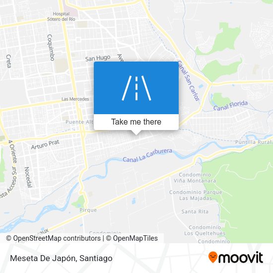 Mapa de Meseta De Japón