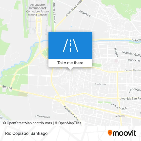 Río Copiapo map