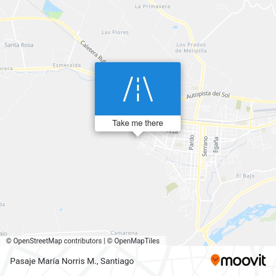 Pasaje María Norris M. map