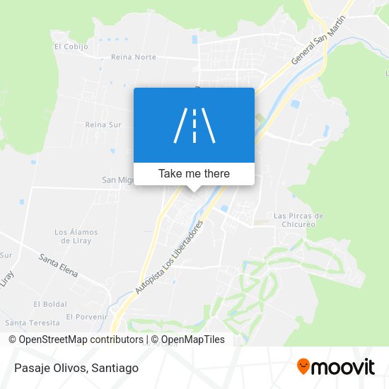 Mapa de Pasaje Olivos
