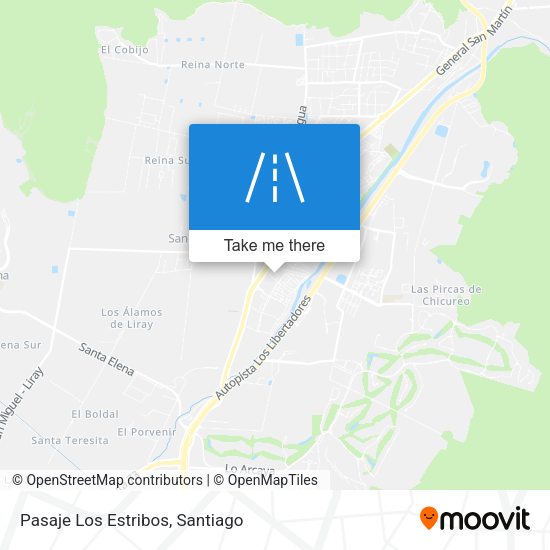 Mapa de Pasaje Los Estribos
