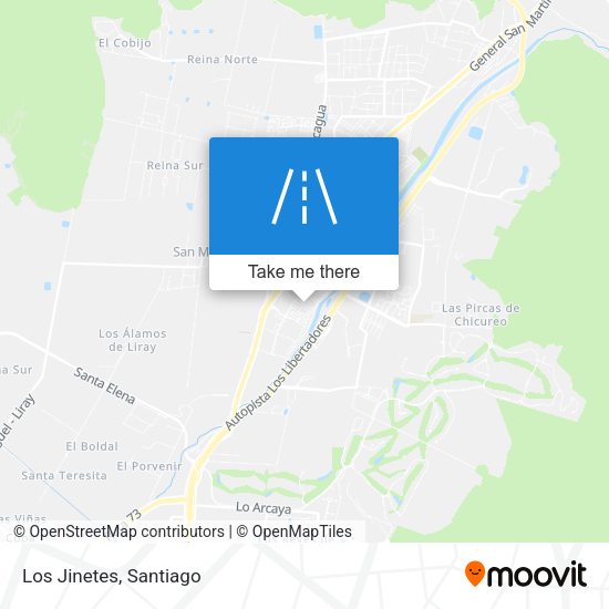 Mapa de Los Jinetes