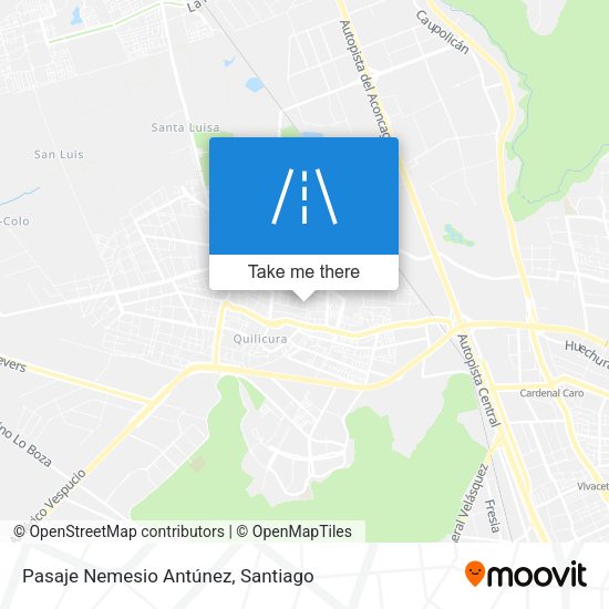 Pasaje Nemesio Antúnez map