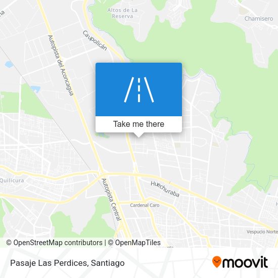 Mapa de Pasaje Las Perdices