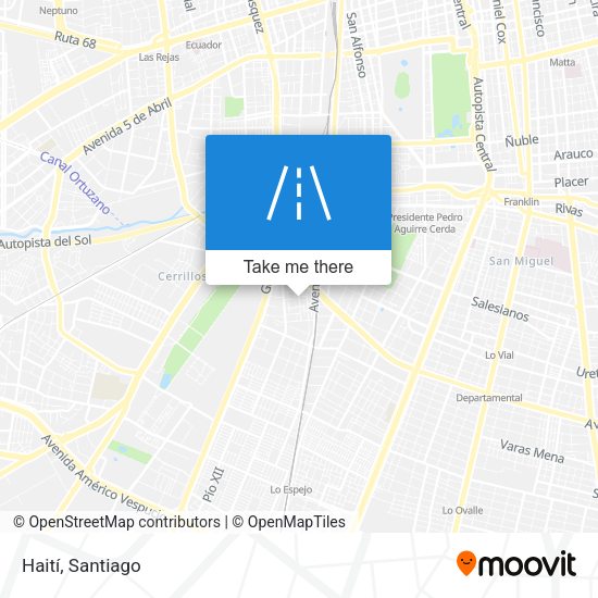 Mapa de Haití